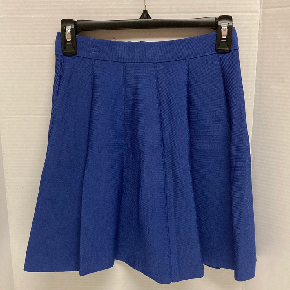 PARKER  ROYAL BLUE KNIT MINI SKIRT